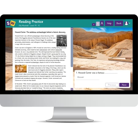 Reading Practice Haward Carter mock up v2